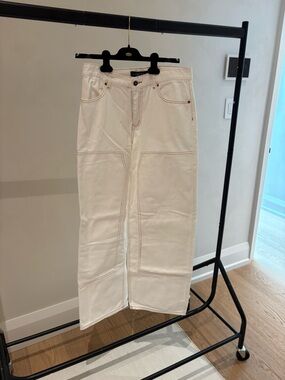 Lioness Cream Straight-Leg Jeans